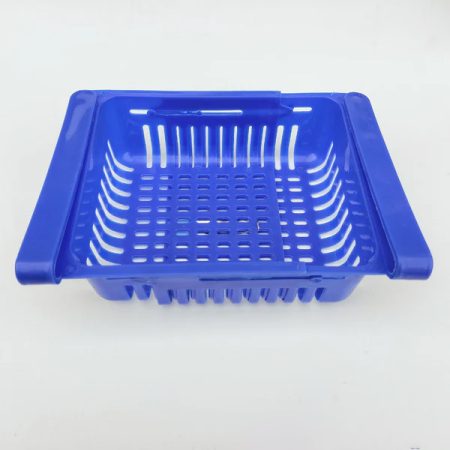 Space Adjuster Multifunctional Plastic Basket For Fridge